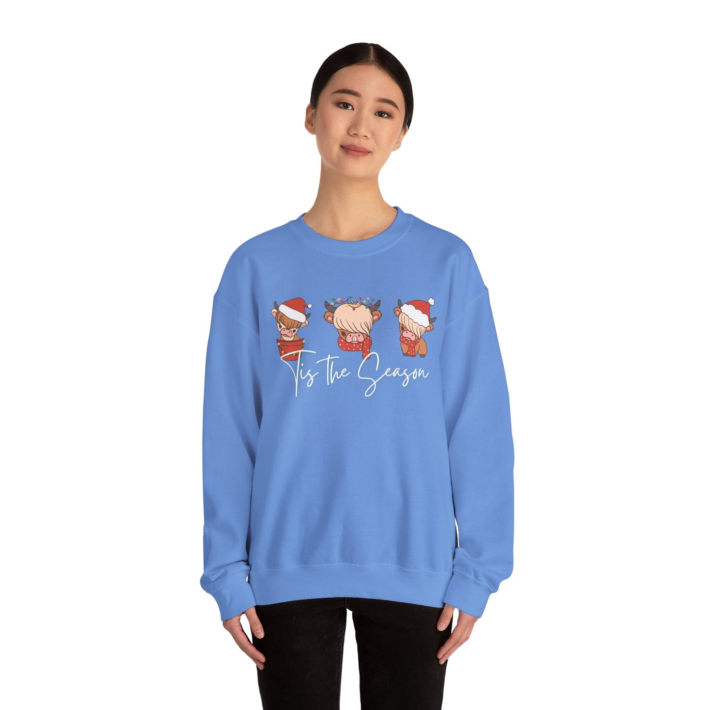 Christmas Highland Cow Sweatshirt