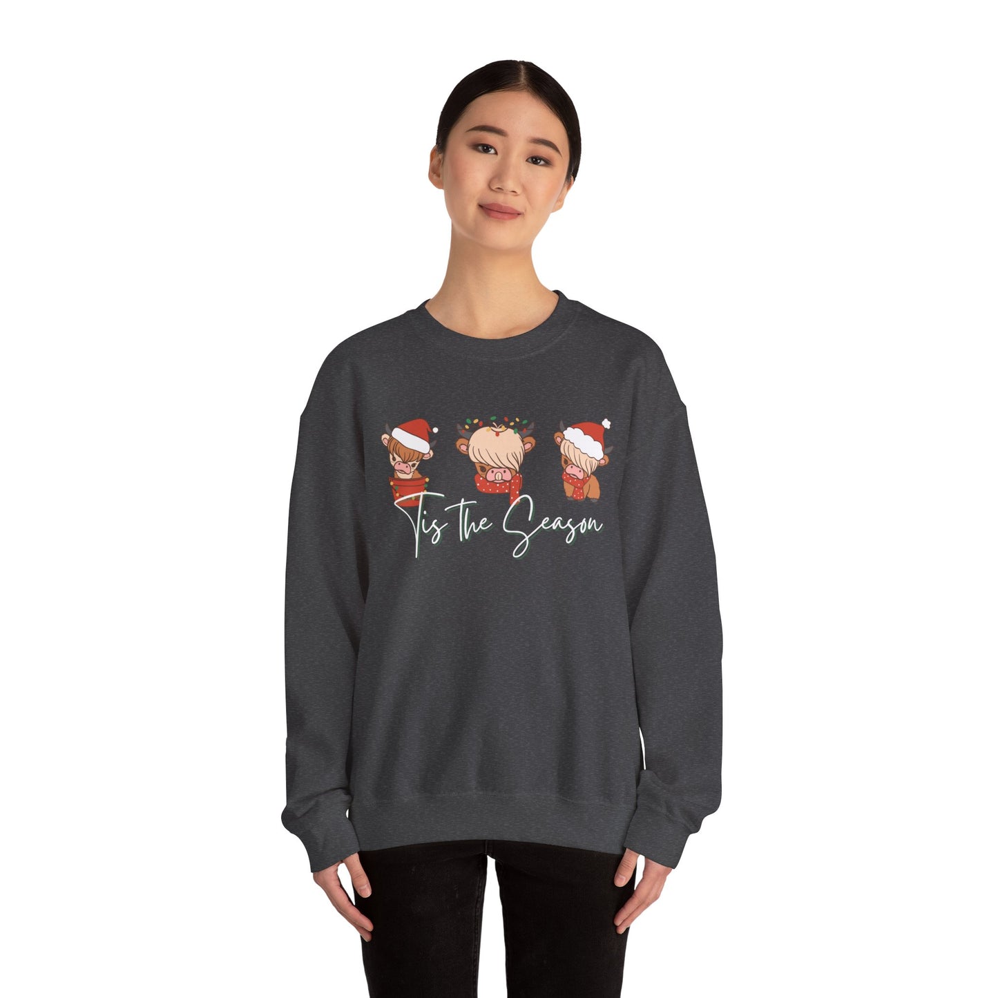 Christmas Highland Cow Sweatshirt