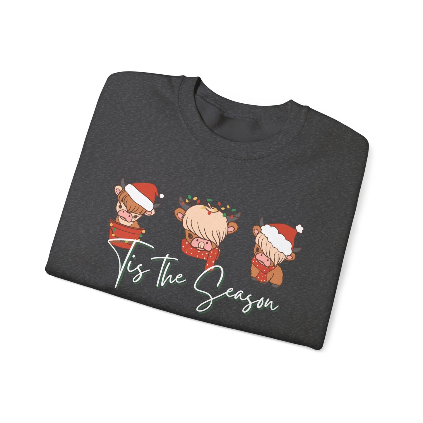 Christmas Highland Cow Sweatshirt