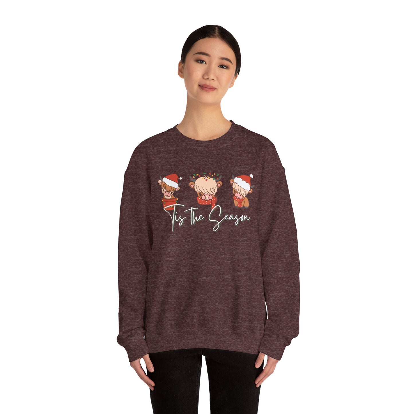 Christmas Highland Cow Sweatshirt