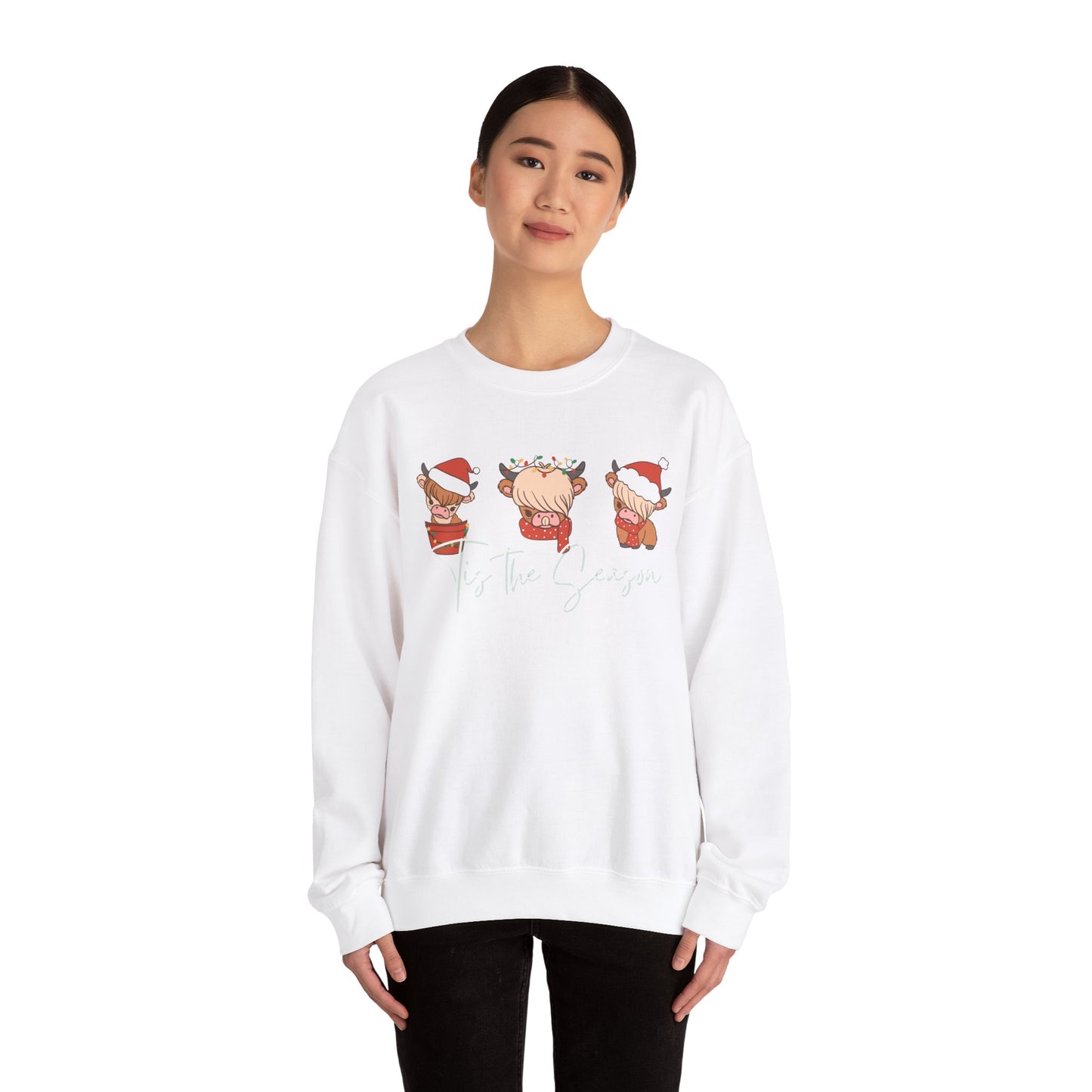 Christmas Highland Cow Sweatshirt