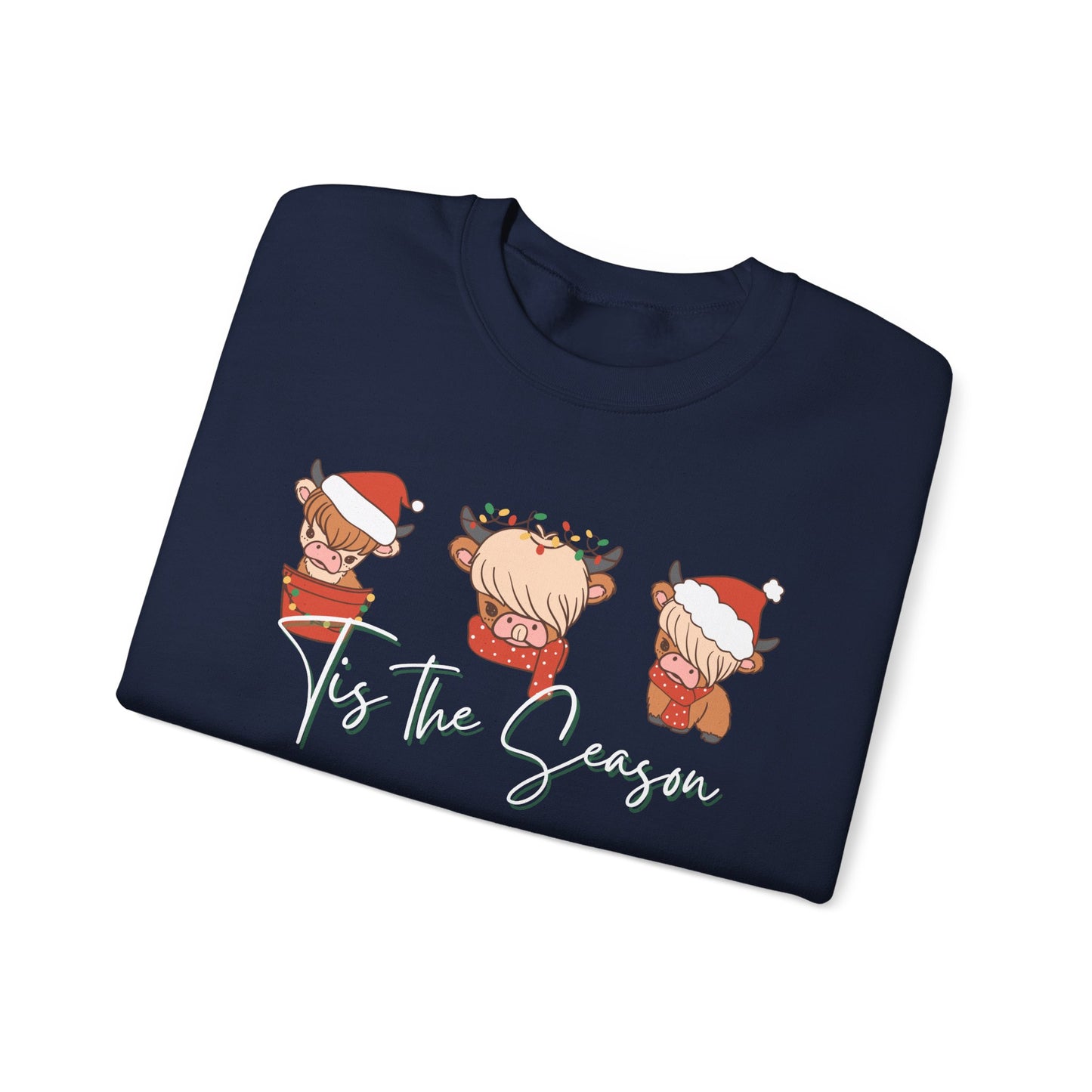 Christmas Highland Cow Sweatshirt