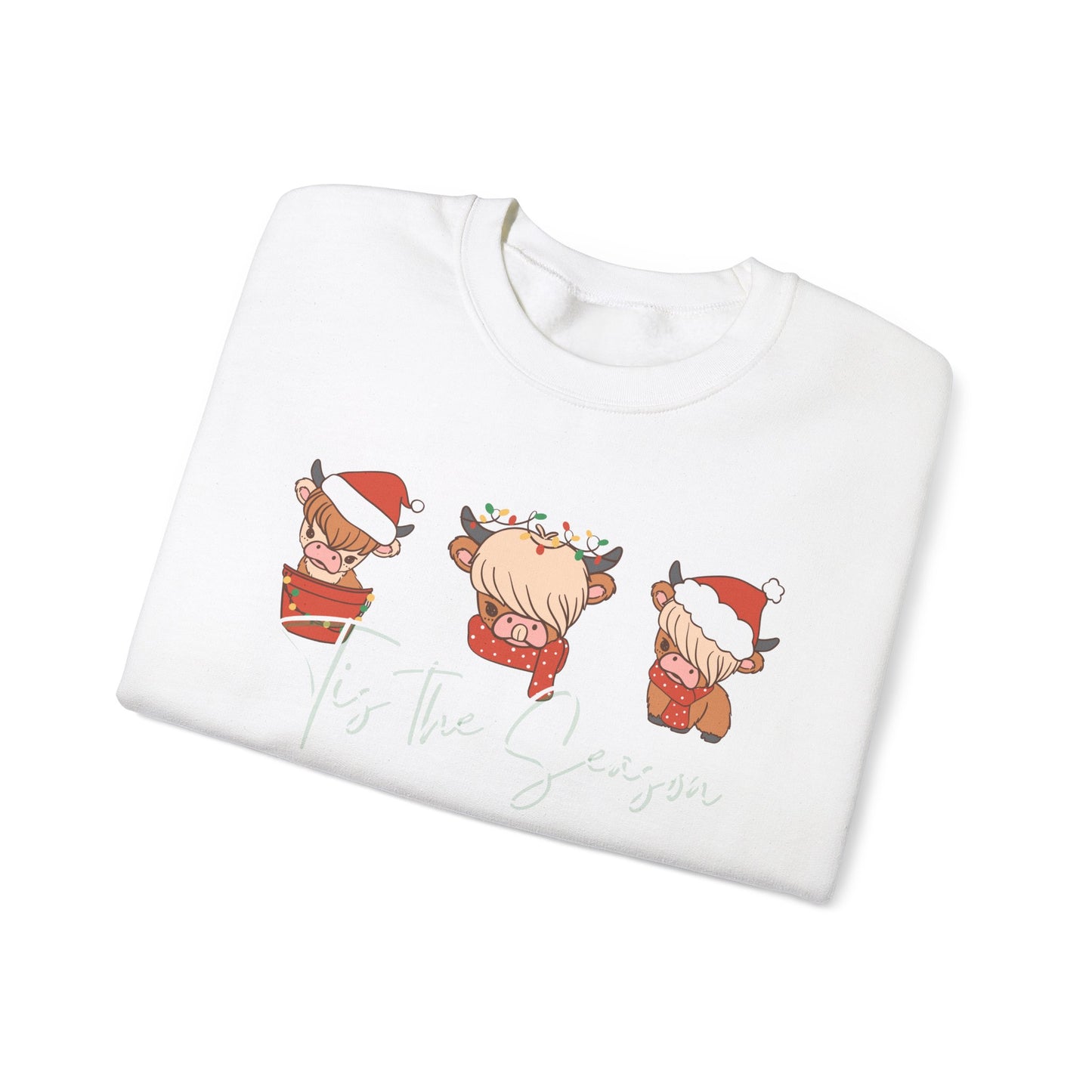 Christmas Highland Cow Sweatshirt