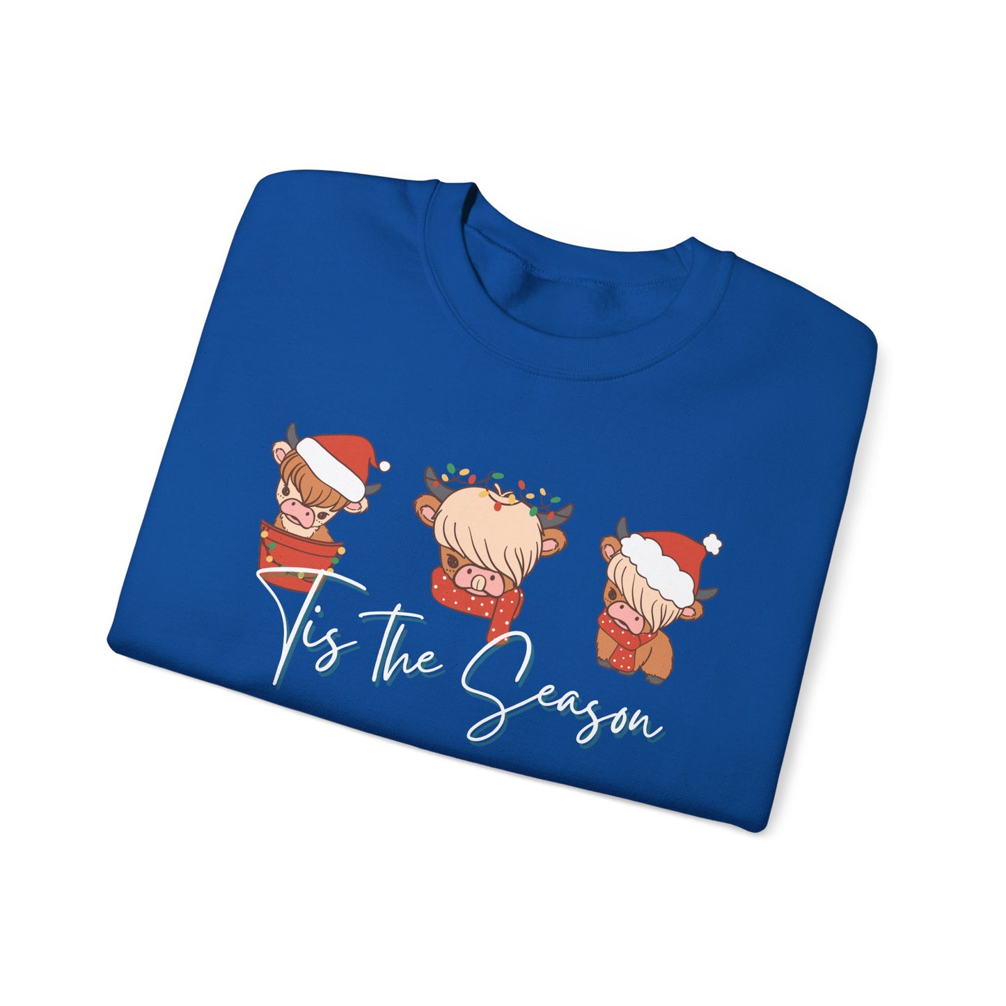 Christmas Highland Cow Sweatshirt