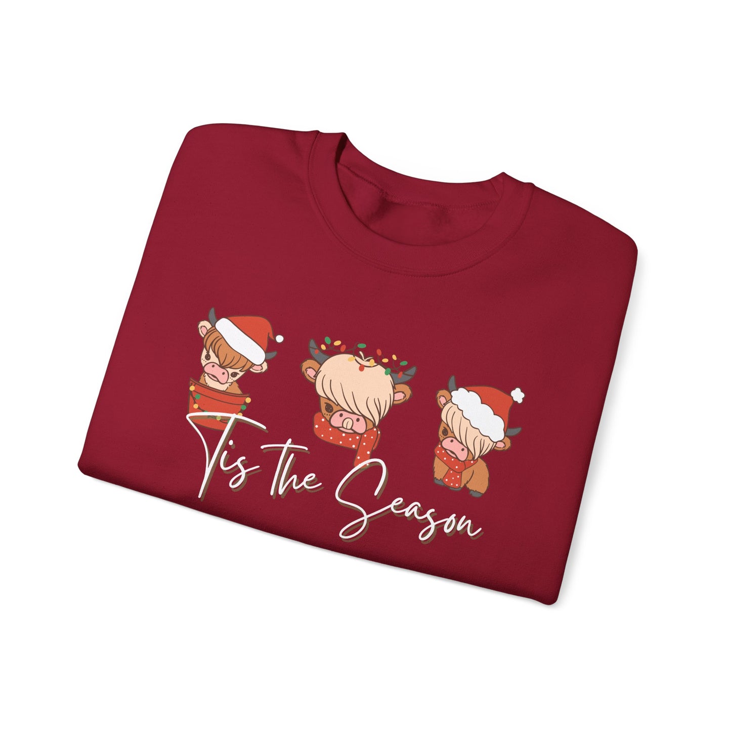 Christmas Highland Cow Sweatshirt