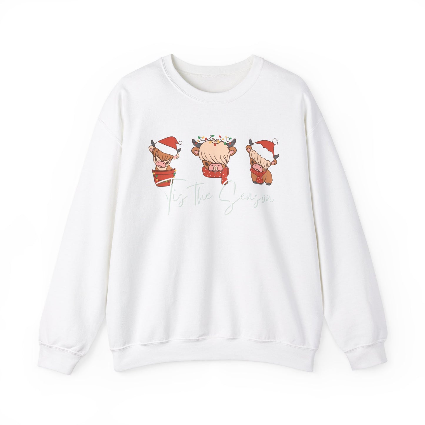 Christmas Highland Cow Sweatshirt