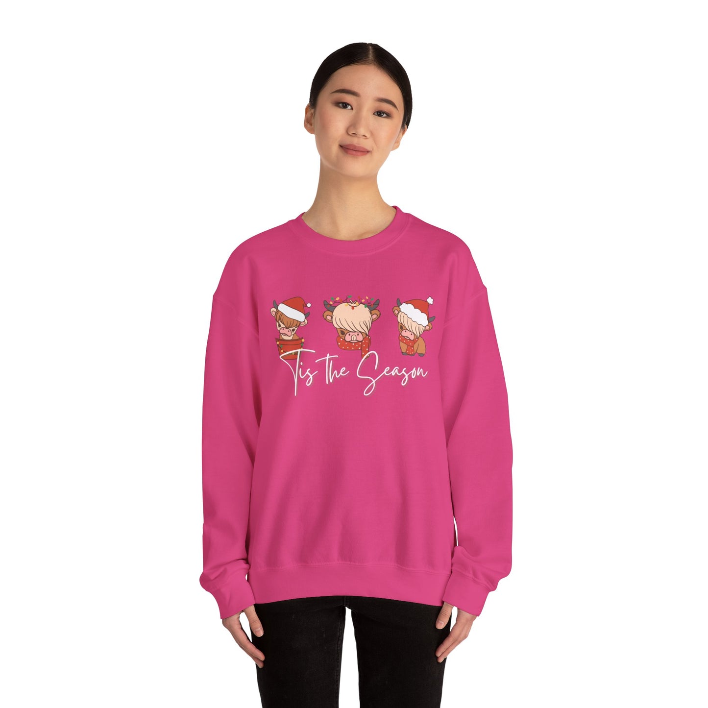 Christmas Highland Cow Sweatshirt