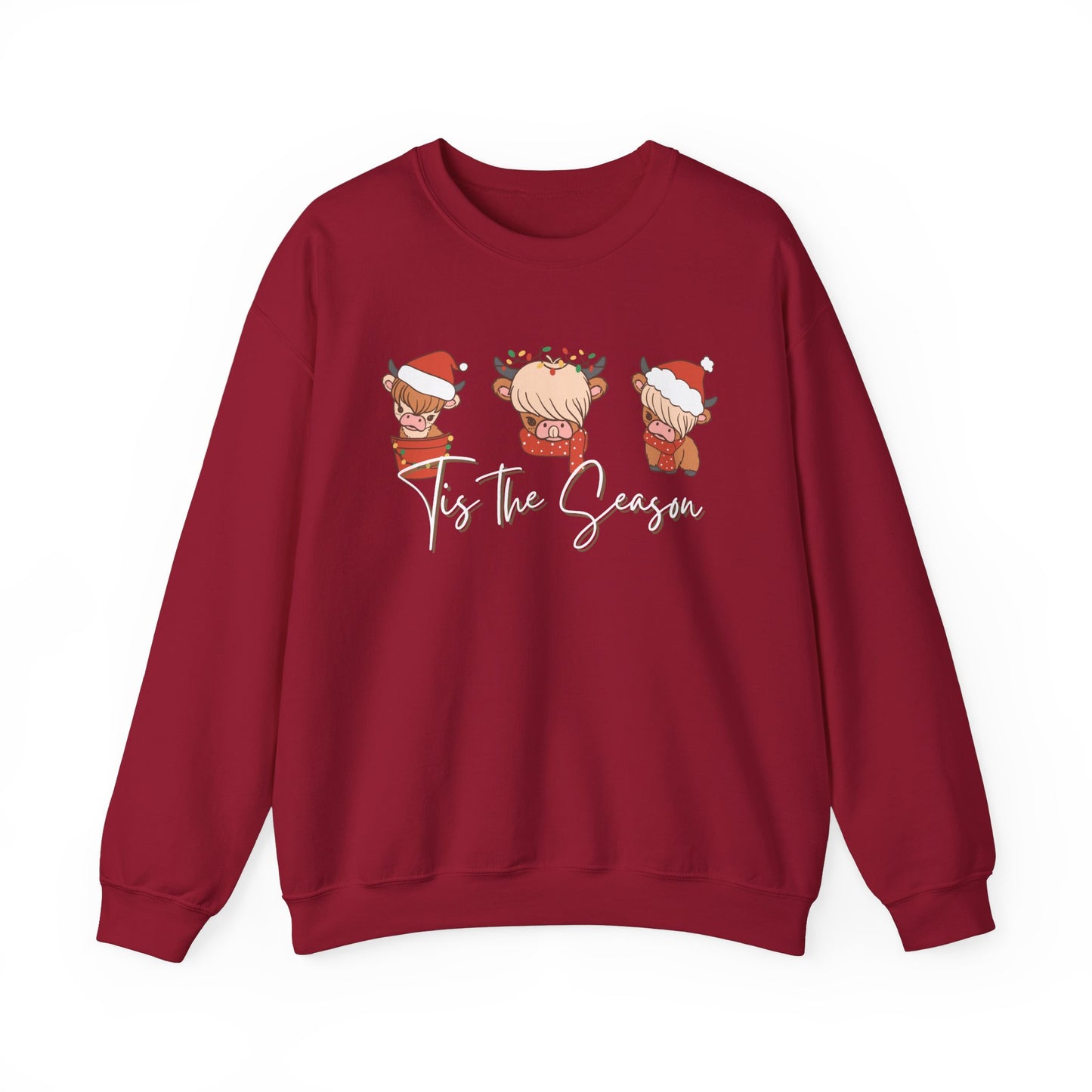 Christmas Highland Cow Sweatshirt