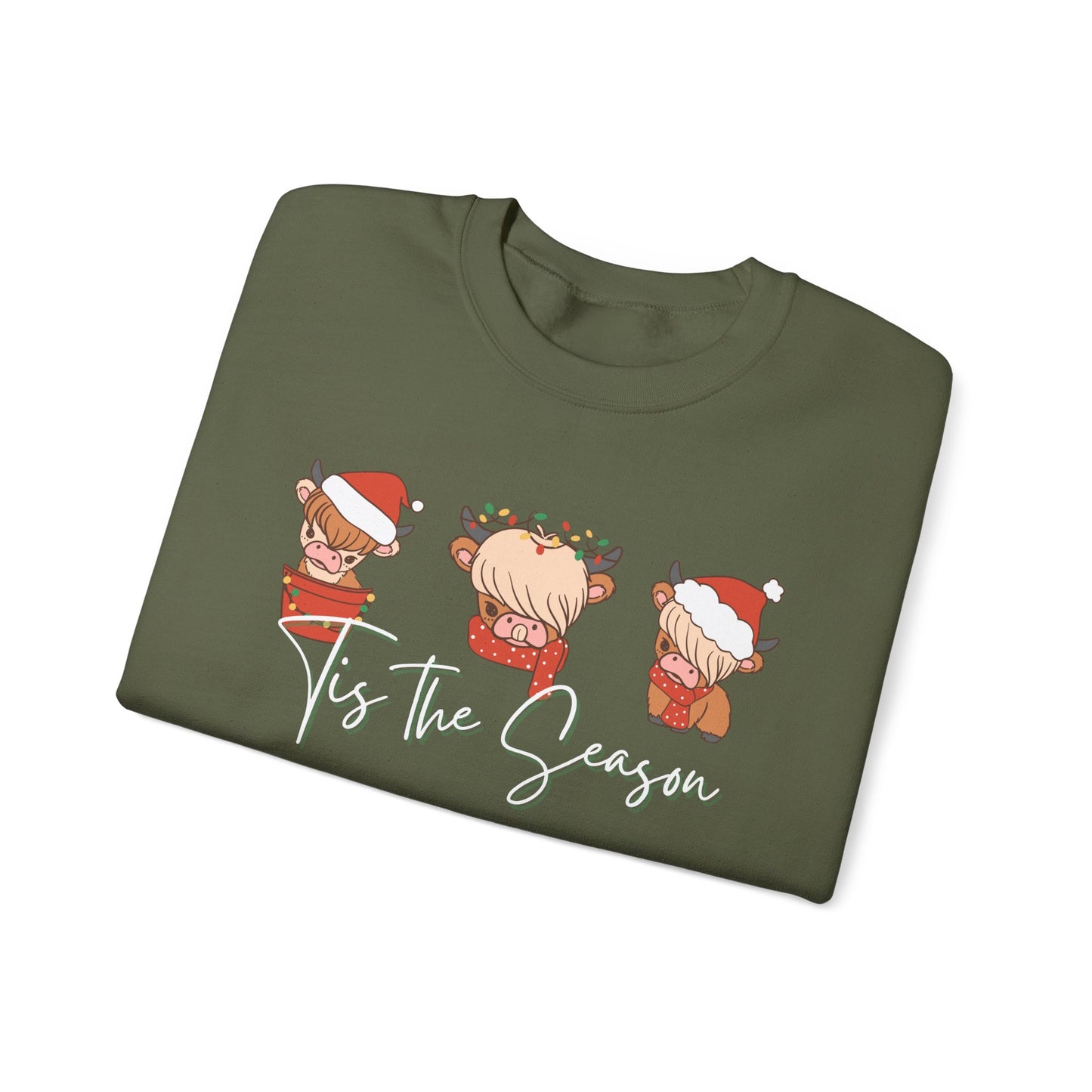 Christmas Highland Cow Sweatshirt