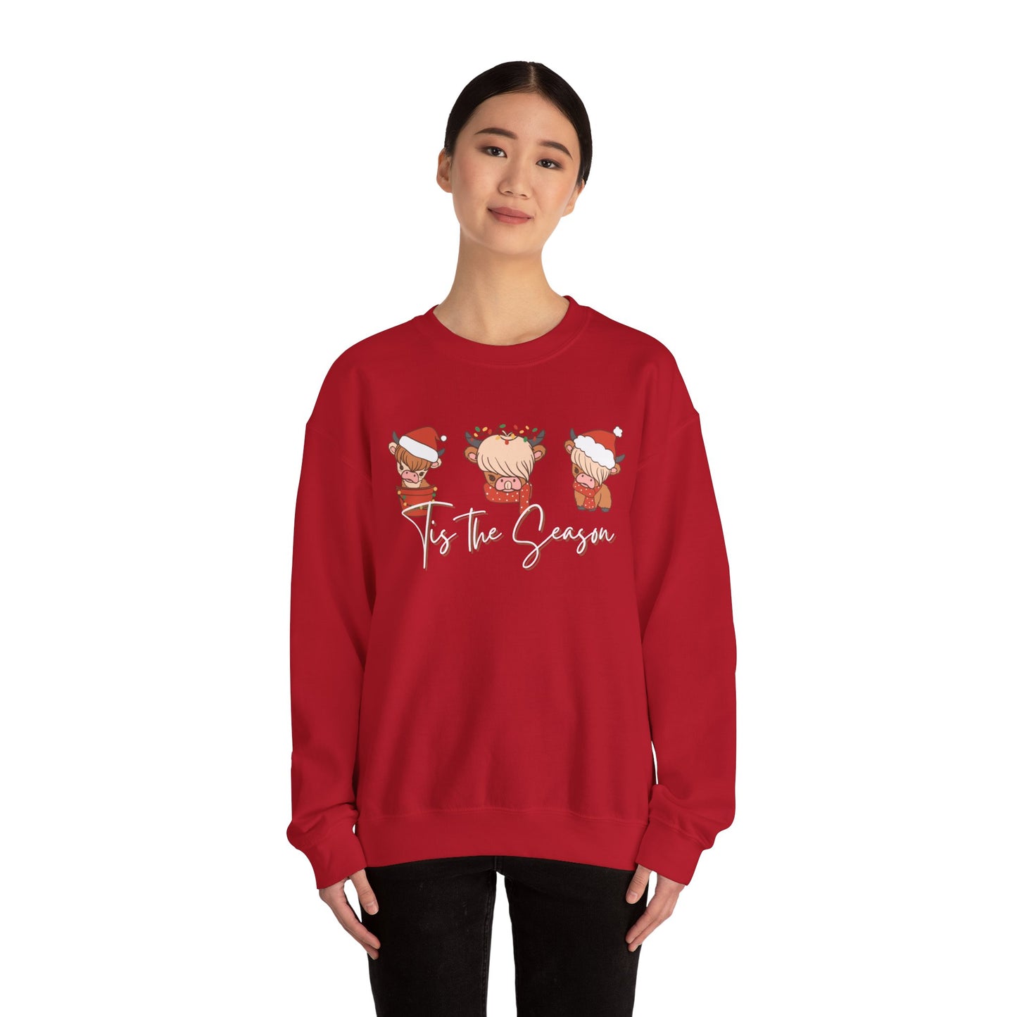 Christmas Highland Cow Sweatshirt