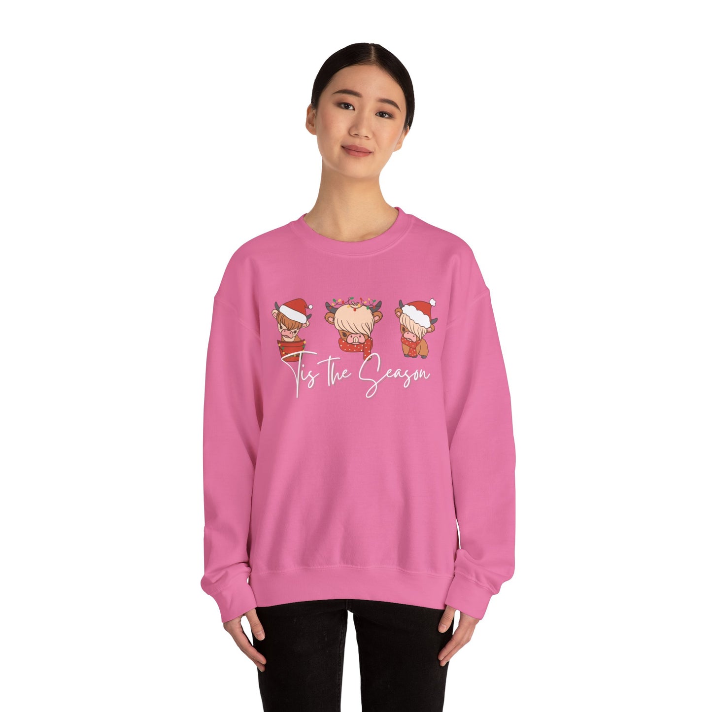 Christmas Highland Cow Sweatshirt