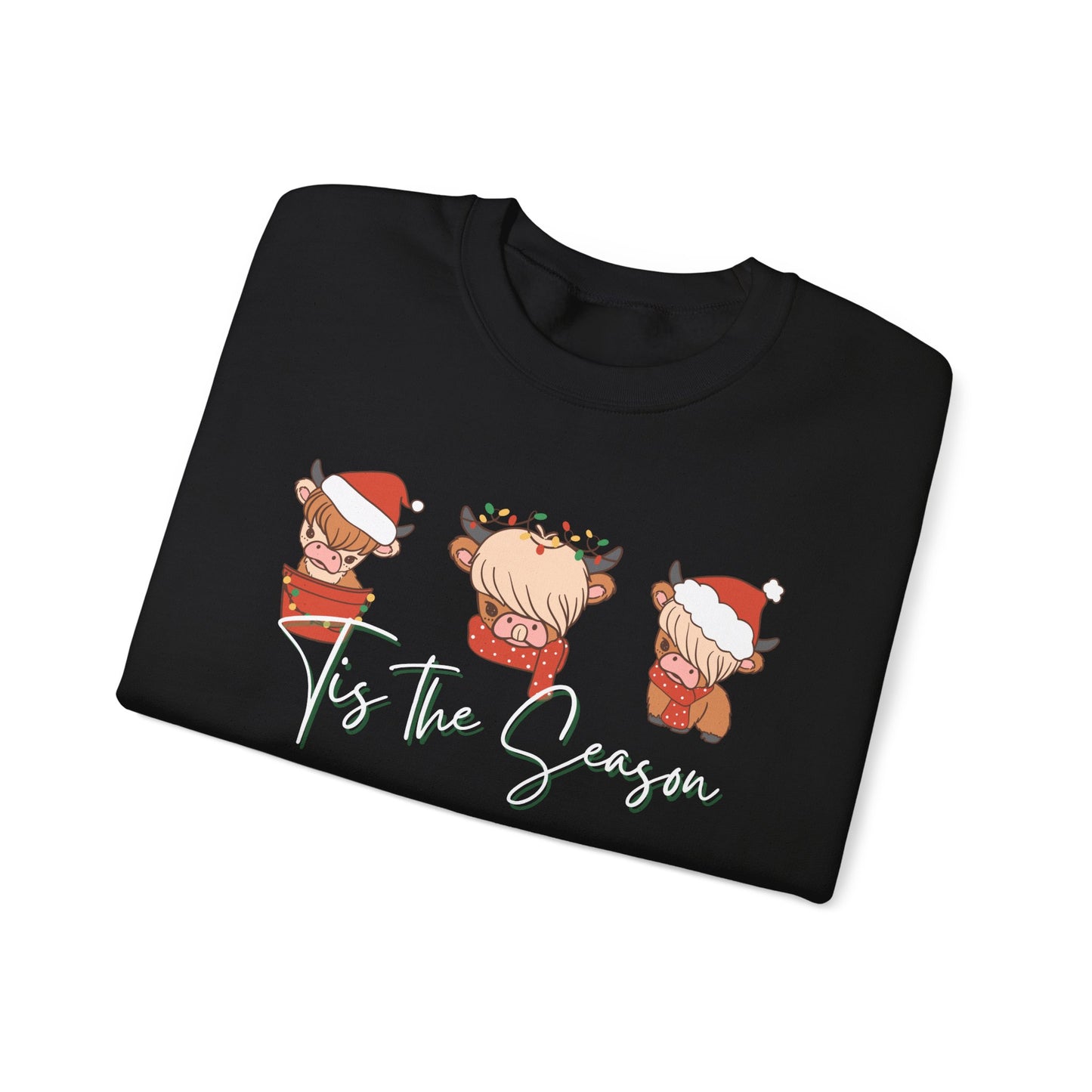 Christmas Highland Cow Sweatshirt
