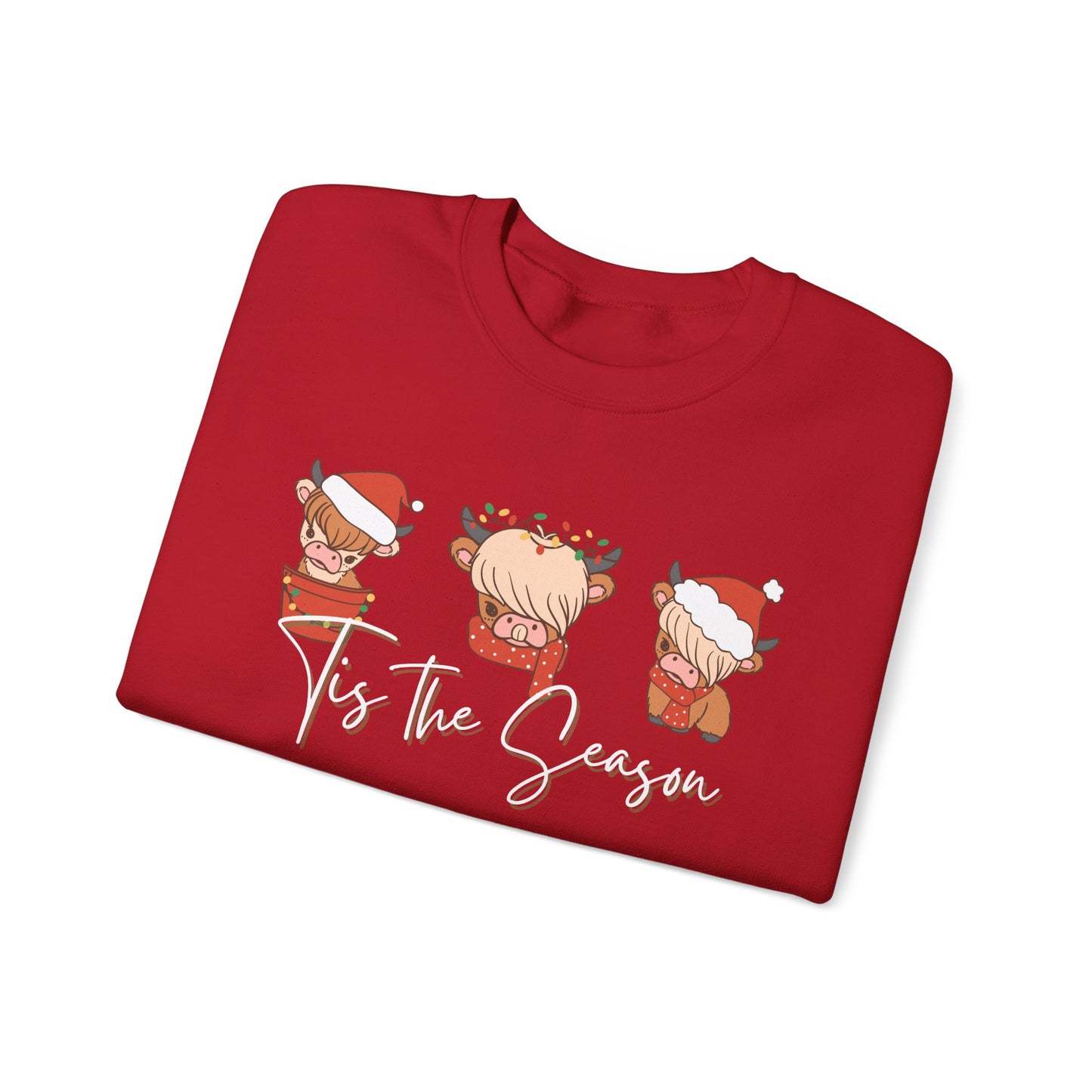 Christmas Highland Cow Sweatshirt