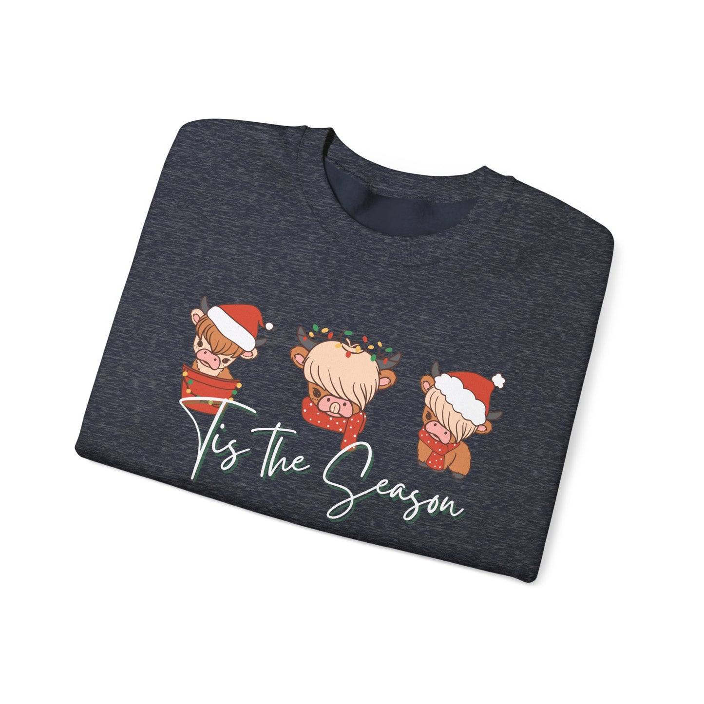 Christmas Highland Cow Sweatshirt