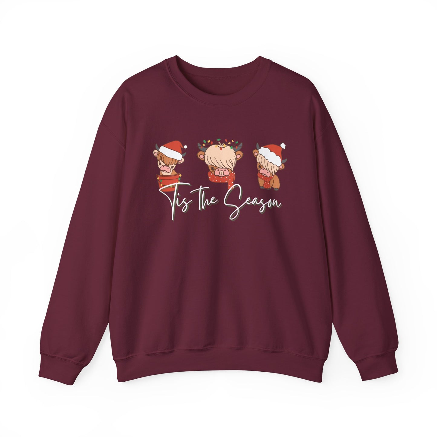 Christmas Highland Cow Sweatshirt