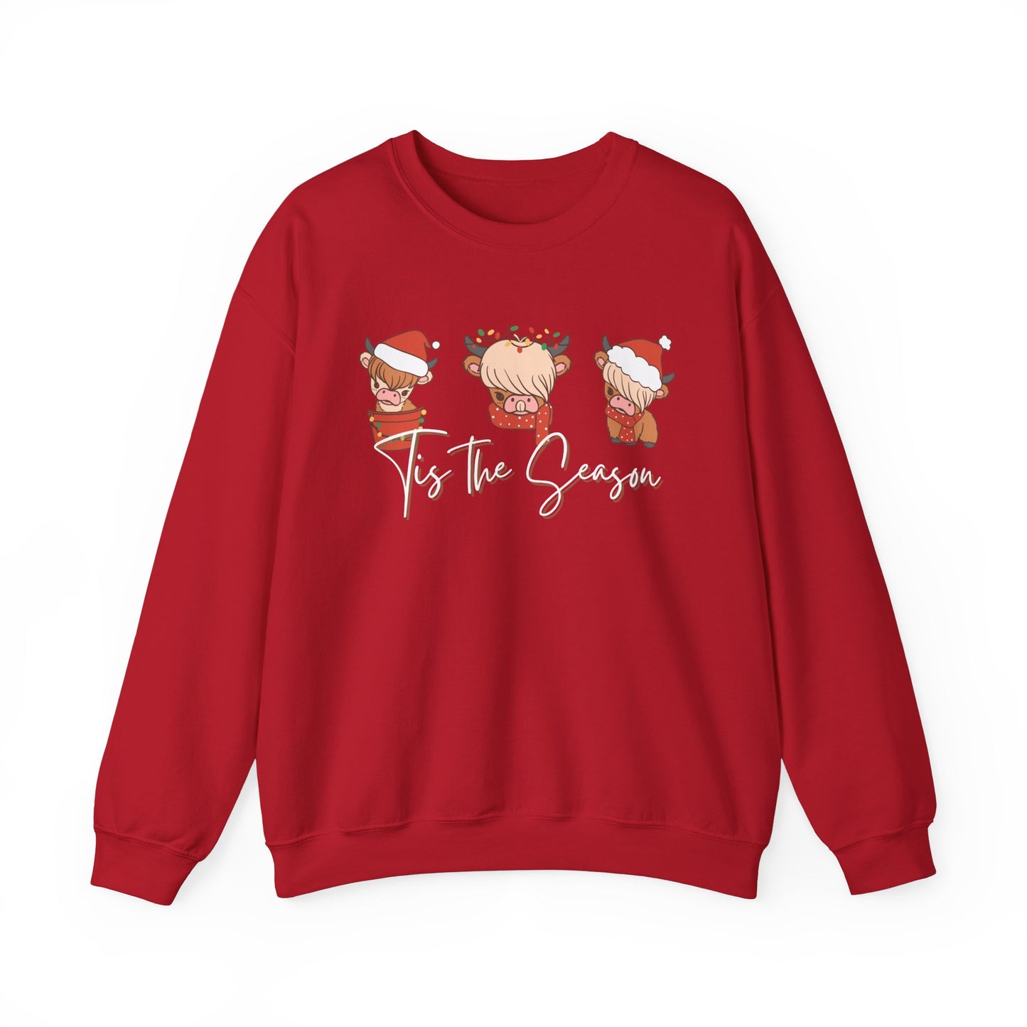 Christmas Highland Cow Sweatshirt