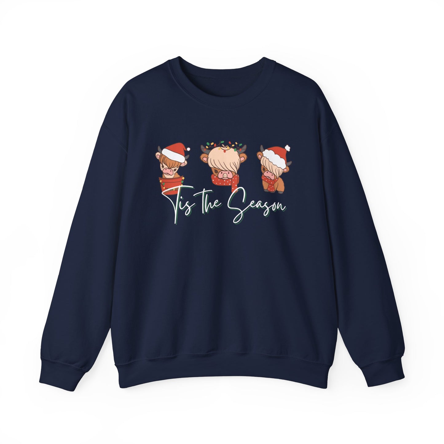 Christmas Highland Cow Sweatshirt