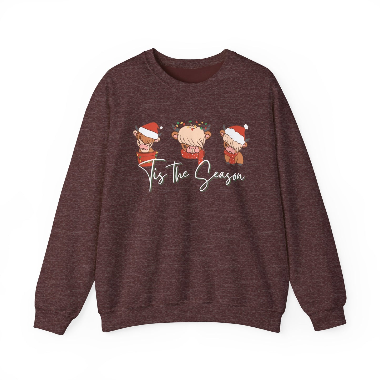 Christmas Highland Cow Sweatshirt