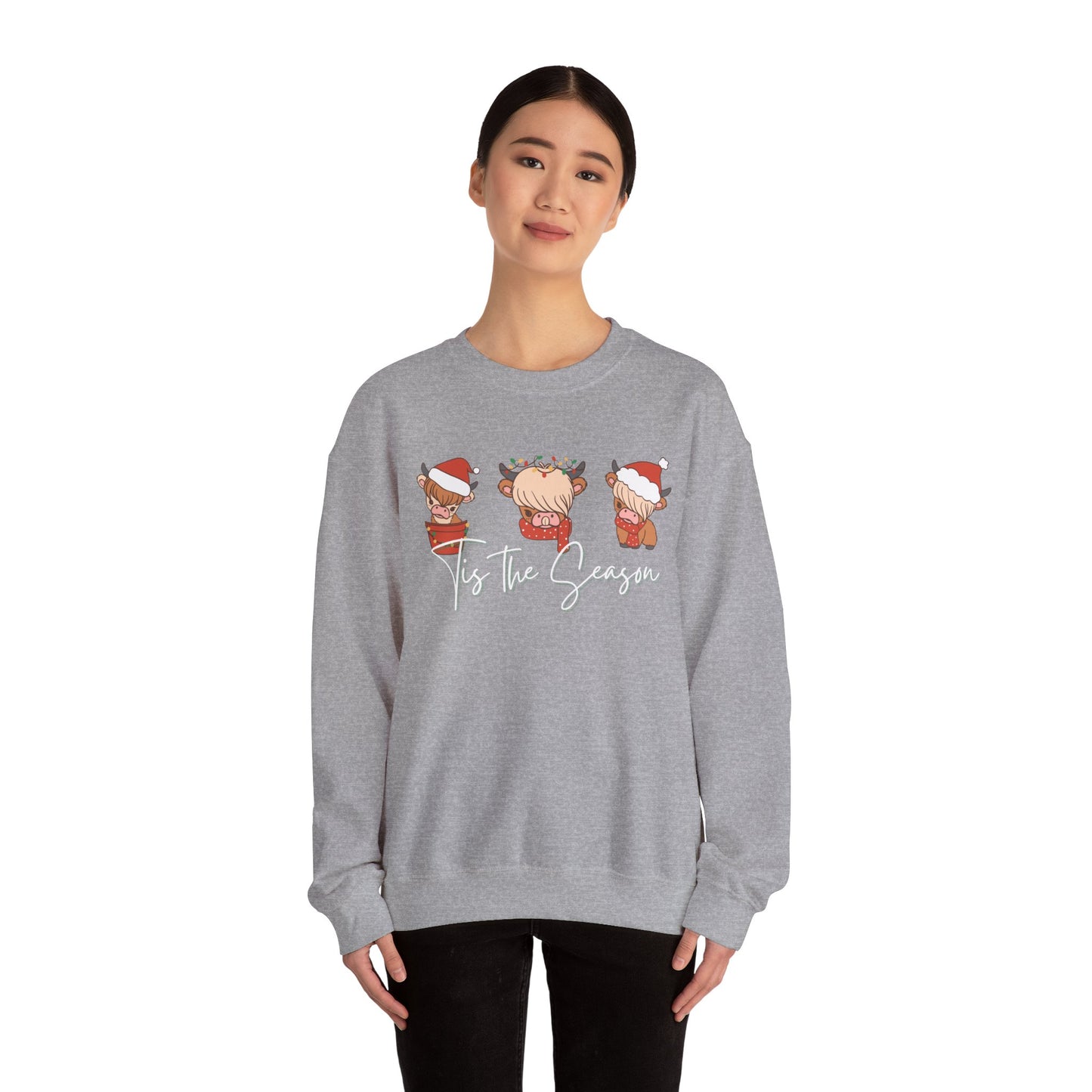 Christmas Highland Cow Sweatshirt