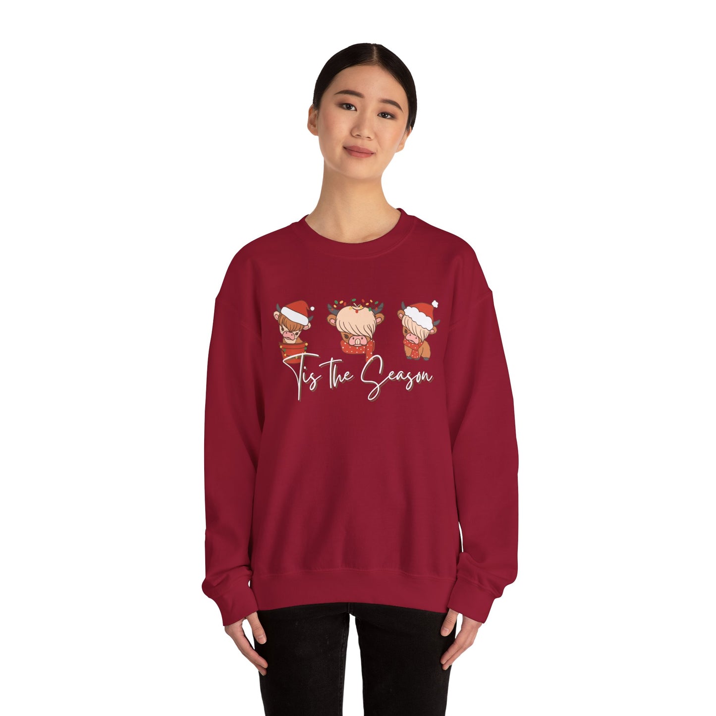 Christmas Highland Cow Sweatshirt