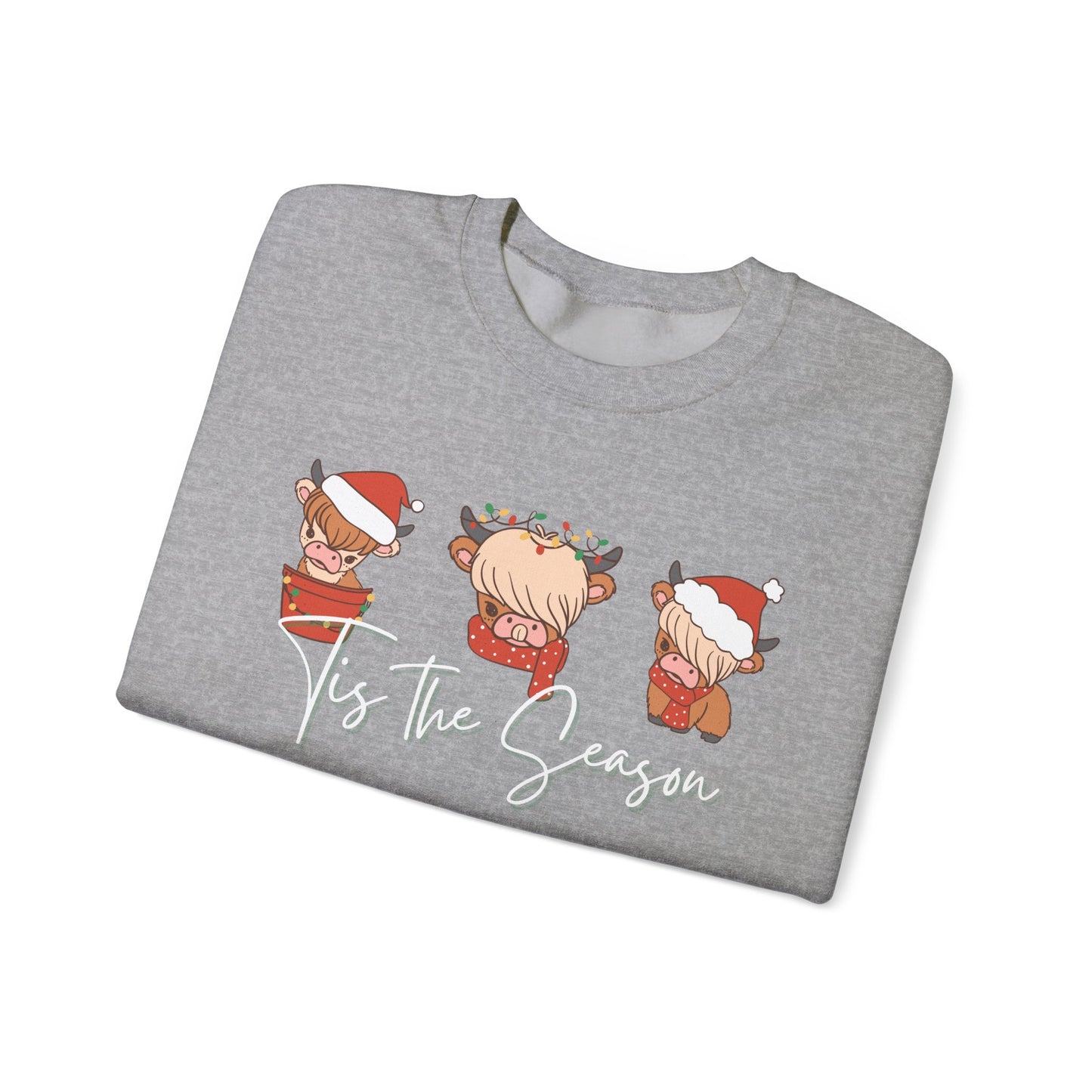 Christmas Highland Cow Sweatshirt