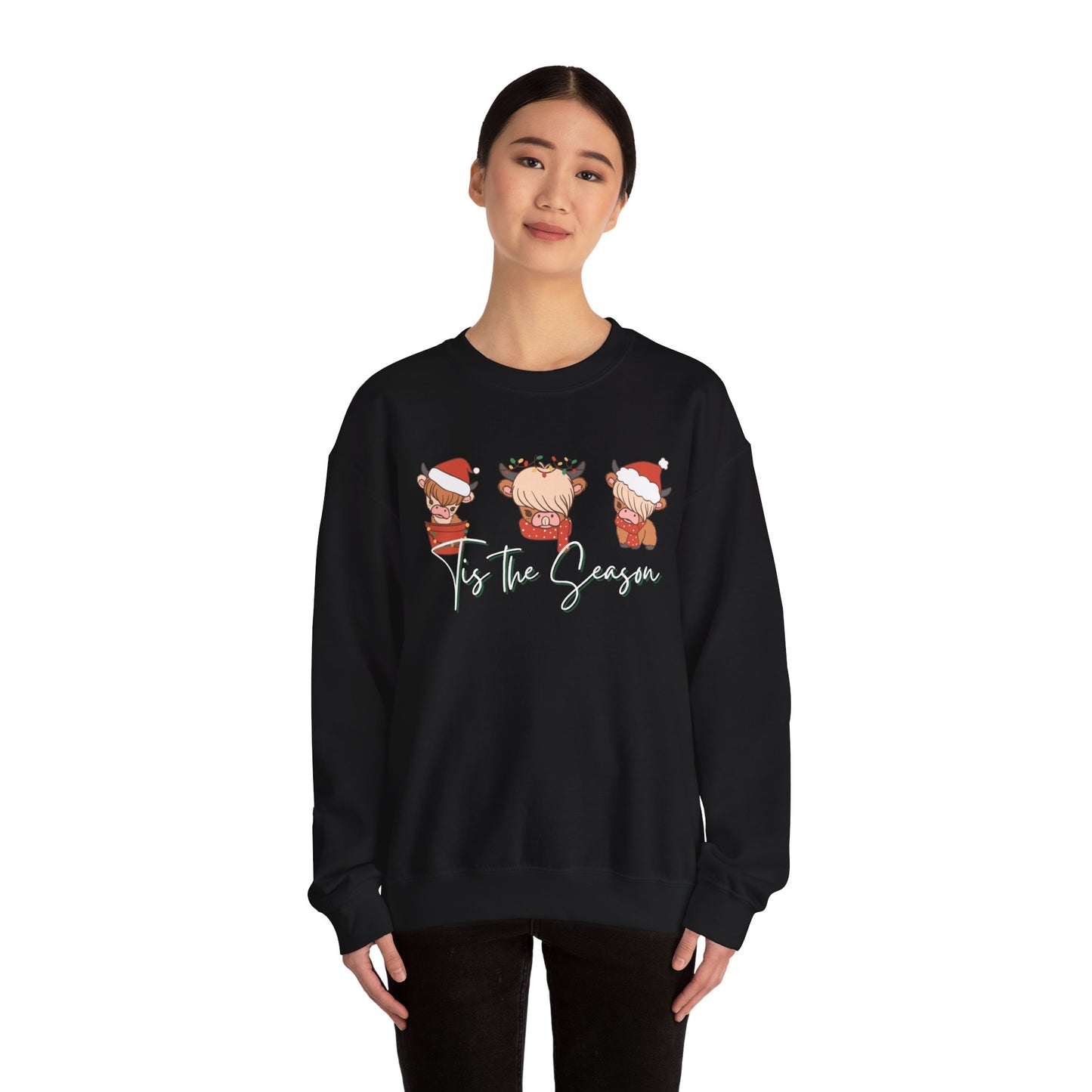 Christmas Highland Cow Sweatshirt