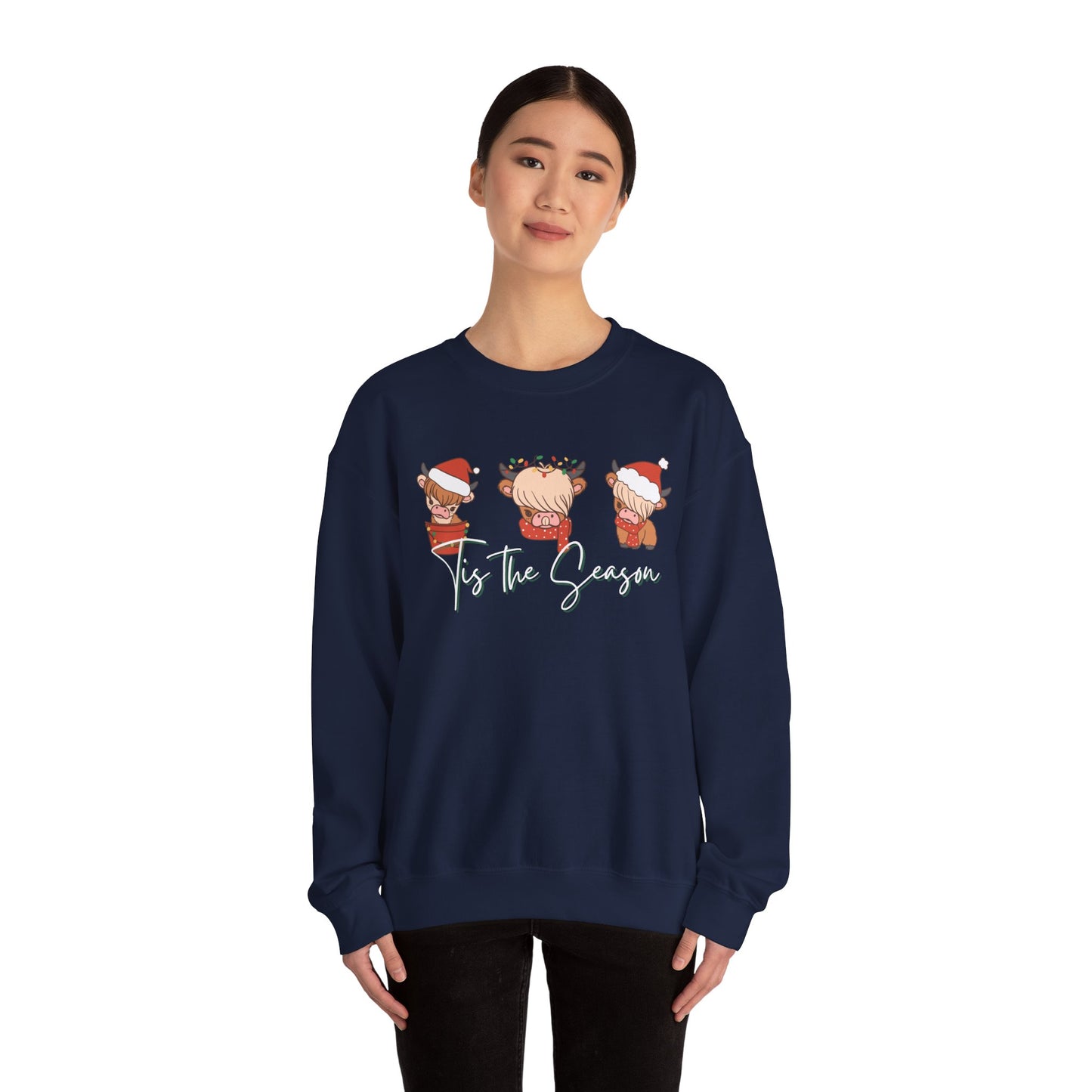 Christmas Highland Cow Sweatshirt