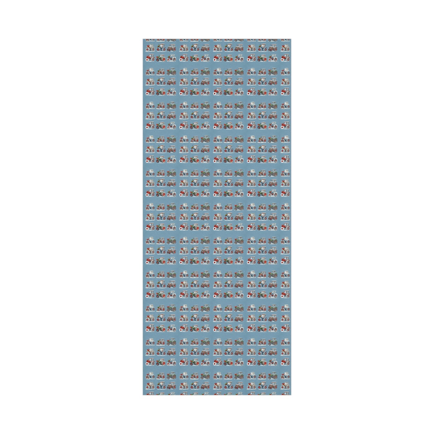 Christmas Tractor Wrapping Paper