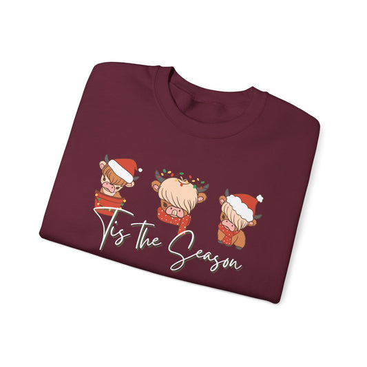Christmas Highland Cow Sweatshirt