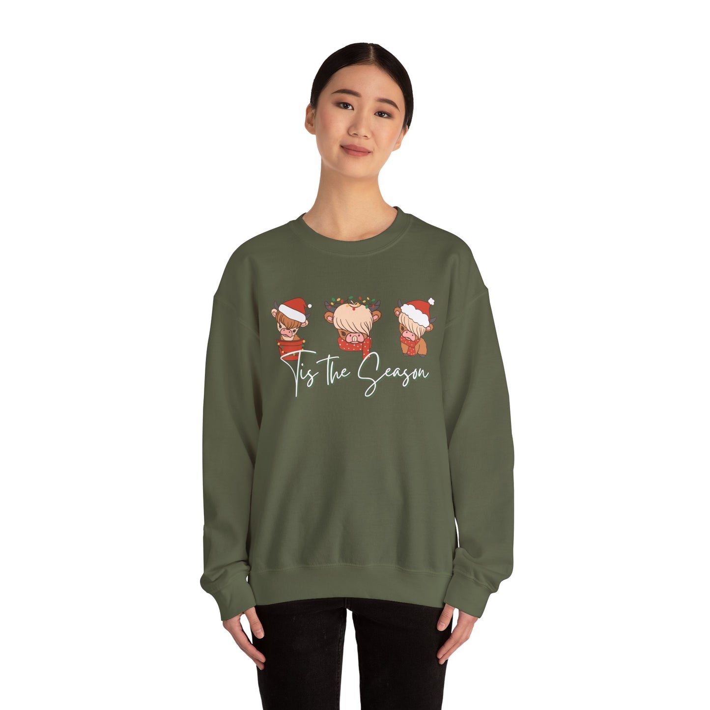 Christmas Highland Cow Sweatshirt