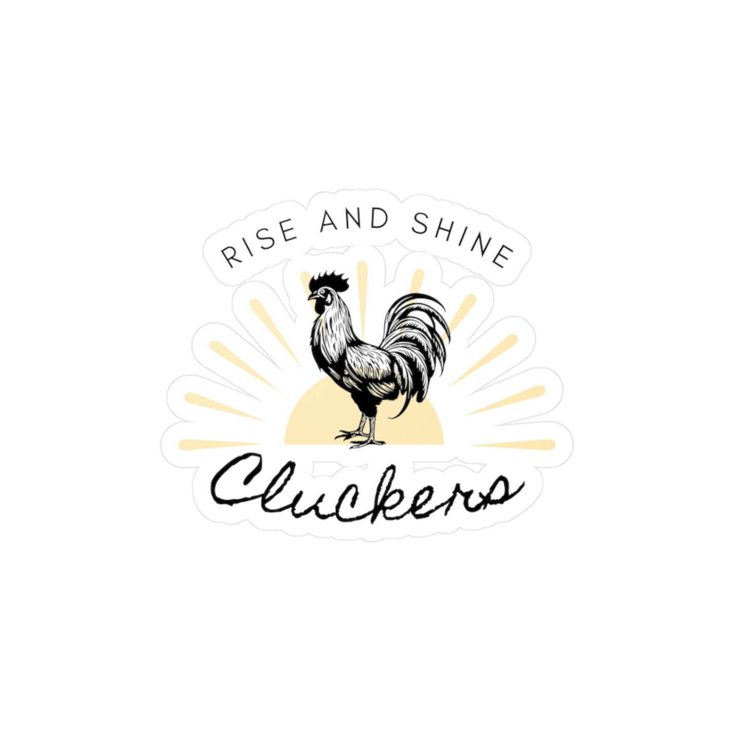 Cluckers sticker