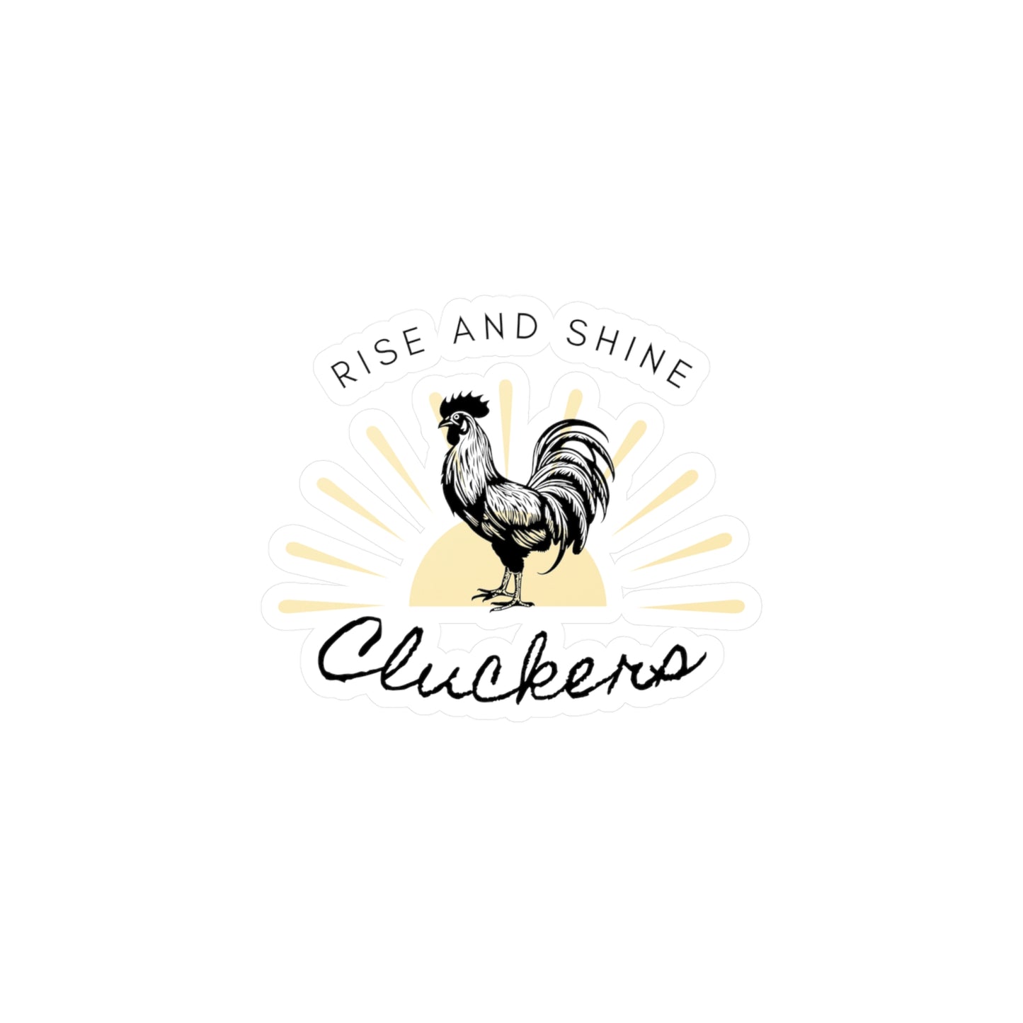Cluckers sticker