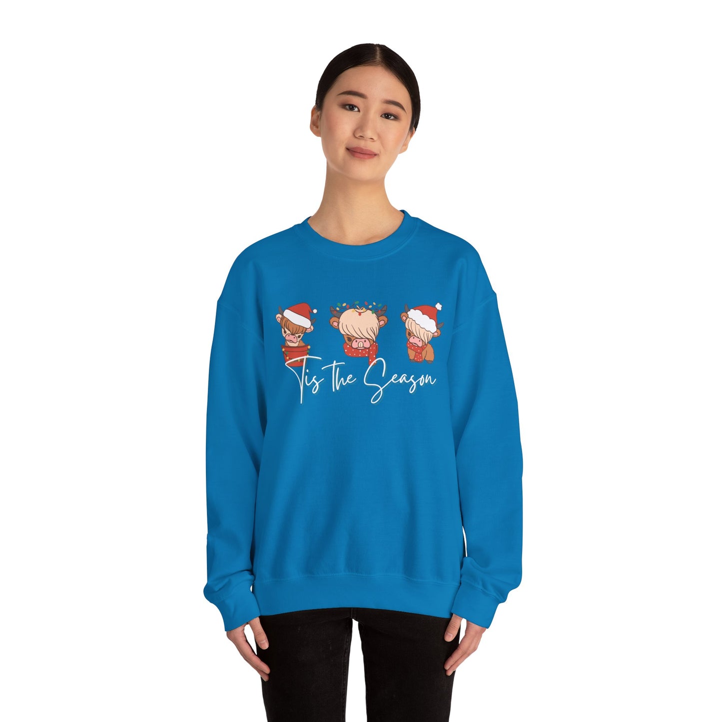 Christmas Highland Cow Sweatshirt