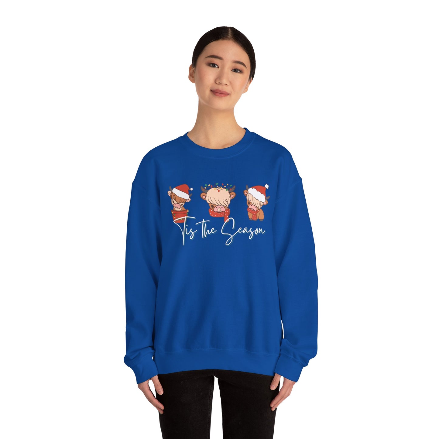 Christmas Highland Cow Sweatshirt